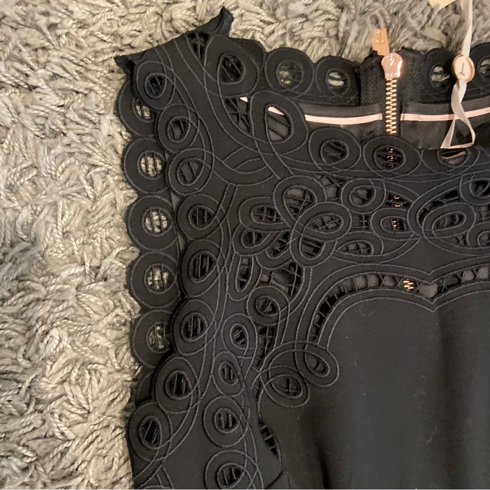 Ted Baker Black Lace Detail Dress - Picture 9 of 16